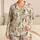Watercolor Botanical Flowers For Relaxing Garden-Inspired Sleepwear For Women Satin Pajamas Set - 1