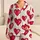 Raspberry Red Hearts For Valentine's Day Lounging And Cozy Nighttime Gifts For Her Satin Pajamas Set - 1