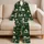 Ivory Christmas Cats With Pine Sprigs For Cozy Winter Nights Cat Lovers Gift Satin Pajamas Set - 5