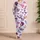 Lavender Pink Hearts For Romantic Valentine Sleepwear Plus Size Satin Pajamas Set - 4