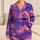Orchid Purple Tropical Island Sunset For Women Seeking Beach Getaways And Relaxed Nights Satin Pajamas Set - 1