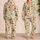 Woodland Fox Rabbit Bear Deer Owl Cozy Bedtime Loungewear For Nature Loving Adults Satin Pajamas Set - 2