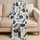 Navy Hibiscus Surfboard Coastal Loungewear For Beach Vacations And Resort Weekends Satin Pajamas Set - 5