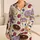 Chocolate Donuts, Raspberries And Blueberries For Cozy Sleep And Lounge Gifts For Women Satin Pajamas Set - 1