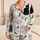 Smiling Navy Cats And Paw Motifs For Cozy Nights And Relaxed Home Lounging Gifts Satin Pajamas Set - 1