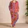 Colorful Hand Drawn Hearts for Cozy Sleepovers, Lounging, and Valentine's Day Gifts Satin Pajamas Set - 4