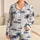 Navy Coconut Palms And Sailboats For Coastal Lounging And Beach Getaways For Women Satin Pajamas Set - 1