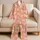 Cupcake Cherry Dessert Motif for Cozy Bedtime, Lounge Lovers and Sweet Treat Fans Satin Pajamas Set - 5