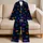 Colorful Dog Paw Motifs And Celestial Stars For Cozy Evening Lounging With Dog Lovers Satin Pajamas Set - 5