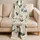 Mid Century Farm Chickens For Cozy Country Sleepwear And Relaxing Lounging Satin Pajamas Set - 5