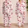 Hand Painted Watercolor Love Hearts for Valentine's Day Cozy Nights at Home Women Satin Pajamas Set - 2