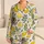 Lemon And Olive Leaf Mediterranean Motif For Summer Resort Vacation Women's Gift Giving Satin Pajamas Set - 1