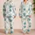 Teal Starfish Coastal Sea Life For Beach Trips, Resort Lounging And Ocean Lovers Gift Satin Pajamas Set - 2