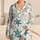 Teal Starfish Coastal Sea Life For Beach Trips, Resort Lounging And Ocean Lovers Gift Satin Pajamas Set - 1