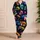 Candy Color Pop Art Skulls for Halloween Lounge Nights and Gothic Style Enthusiasts Satin Pajamas Set - 4
