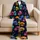 Candy Color Pop Art Skulls for Halloween Lounge Nights and Gothic Style Enthusiasts Satin Pajamas Set - 5