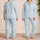 Coastal Seashell Nautilus And Conch Motifs For Relaxed Beach Weekend Lounging Women Satin Pajamas Set - 2