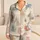 Hand-Drawn Minimalist Pastel Cats for Cozy Sleepwear and Relaxed At-Home Lounging Satin Pajamas Set - 1