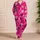 Fuchsia Valentine Hearts For Romantic Date Nights And Cozy At Home Gifts For Women Satin Pajamas Set - 4