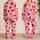 Crimson Red Hearts for Valentine's Day Romantic At Home Lounge Style Gifts for Women Satin Pajamas Set - 2