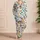Woodland Mushroom And Fern Motifs For Cozy Autumn Lounging Nature Loving Women At Home Satin Pajamas Set - 4