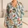 Woodland Mushroom And Fern Motifs For Cozy Autumn Lounging Nature Loving Women At Home Satin Pajamas Set - 1