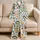 Woodland Mushroom And Fern Motifs For Cozy Autumn Lounging Nature Loving Women At Home Satin Pajamas Set - 5