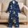 Vintage Toucan And Philodendron Tropical Resort Lounge Gift For Nature Bird Lovers Satin Pajamas Set - 5