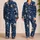 Vintage Toucan And Philodendron Tropical Resort Lounge Gift For Nature Bird Lovers Satin Pajamas Set - 2