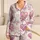 Vintage Floral Hearts for Romantic Lounging and Thoughtful Valentine Gifts for Women Satin Pajamas Set - 1