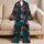 Stylized Women Portraits And Coral Hearts For Mother's Day Gifts And Cozy Nights Satin Pajamas Set - 5
