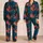Stylized Women Portraits And Coral Hearts For Mother's Day Gifts And Cozy Nights Satin Pajamas Set - 2