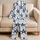 Navy Starfish And Ocean Swirls For Coastal Lounging Women Satin Pajamas Set - 5