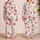 Hand Drawn Pink Heart Doodles for Valentine Sleepwear and Cozy Lounge Lovers Gift Satin Pajamas Set - 2