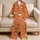 Retro Iced Mocha Latte and Cinnamon Coffeehouse Motifs for Cozy Cafe Lounge Lovers Satin Pajamas Set - 5