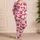 Hand Painted Red Heart Motif for Cozy Valentine Sleepwear and Romantic Women's Lounging Satin Pajamas Set - 4