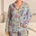 Hand Drawn Medical Icons for Nurse Nightwear and Relaxed Healthcare Lounge Style Wear Satin Pajamas Set - 1