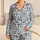 Mediterranean Blue Ceramic Tile Motif For Relaxed Lounging At Home Plus Size Women Satin Pajamas Set - 1