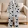 Minimal Black Heart Scatter for Cozy Bedtime and Relaxed Weekend Comfort for Women Satin Pajamas Set - 5