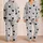 Minimal Black Heart Scatter for Cozy Bedtime and Relaxed Weekend Comfort for Women Satin Pajamas Set - 2