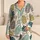 Teal And Chartreuse Tropical Leaves for Relaxed Evenings At Home and Weekend Getaways Satin Pajamas Set - 1