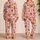 Garden Butterflies And Wildflowers For Cheerful Lounge Days And Cozy Home Moments Satin Pajamas Set - 2
