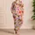 Garden Butterflies And Wildflowers For Cheerful Lounge Days And Cozy Home Moments Satin Pajamas Set - 4