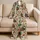 Stained Glass Patchwork Cats and Moths for Cozy Evenings at Home, Botanical Cat Lovers Satin Pajamas Set - 5