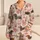 Dachshund Bubble Tea And Floral Motif for Cozy Bedtime Gifts for Women Dog Lovers Satin Pajamas Set - 1