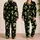 Retro Alien Flying Saucers And Crescent Moons For Cozy Nighttime Lounging Space Fans Satin Pajamas Set - 2