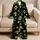 Retro Alien Flying Saucers And Crescent Moons For Cozy Nighttime Lounging Space Fans Satin Pajamas Set - 5