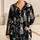 Modernist Black And White Cats For Cozy Lounging And Relaxed Bedtime Wear For Women At Home Satin Pajamas Set - 1