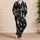 Modernist Black And White Cats For Cozy Lounging And Relaxed Bedtime Wear For Women At Home Satin Pajamas Set - 4