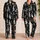 Modernist Black And White Cats For Cozy Lounging And Relaxed Bedtime Wear For Women At Home Satin Pajamas Set - 2